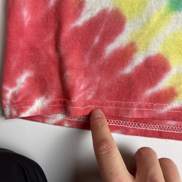 Cheech And Chong Men’s Officially Licensed Lit Tie Dye Long Sleeve T-Shirt SMALL - Picture 10 of 15